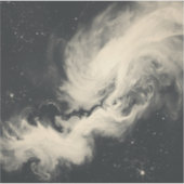 Kosmische Monochrom-Visionen: Schwarz-Weiß-Univers Aufkleber (Vorderseite)