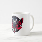 Kosmische Moth - Art Folklore Mothman Kaffeetasse (VorderseiteRechts)