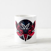 Kosmische Moth - Art Folklore Mothman Kaffeetasse (Mittel)