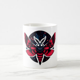 Kosmische Moth - Art Folklore Mothman Kaffeetasse