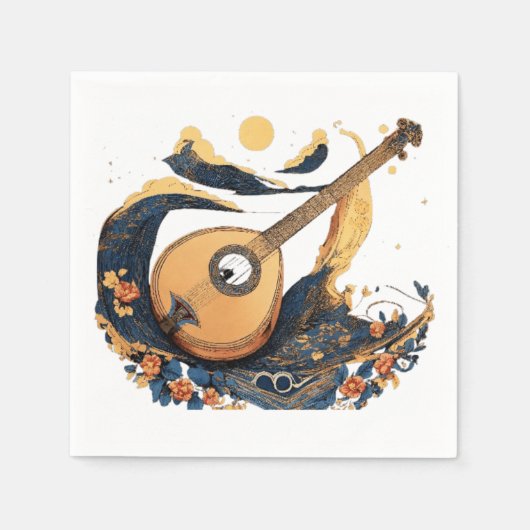 Kosmische Musik Serviette (Vorderseite)