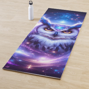 Kosmische Mystische Weisheit Himmelsgeist Eule Yogamatte