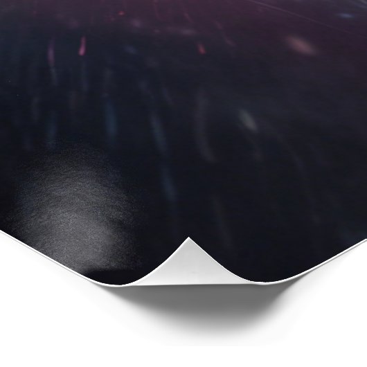 *~*Kosmische Neonblasen Angel Wings AP78 Poster (Ecke)