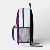 Kosmische Netz Bedruckter Rucksack (Rechts)