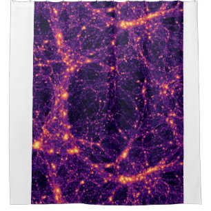 Kosmische Netz Duschvorhang