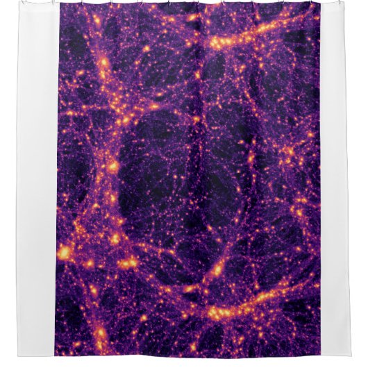 Kosmische Netz Duschvorhang (Vorderseite)