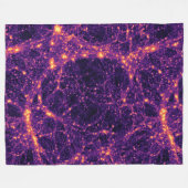 Kosmische Netz Fleecedecke (Vorderseite (Horizontal))