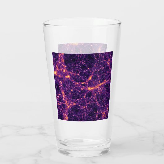 Kosmische Netz Glas (Rückseite)