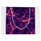 Kosmische Netz Große Geschenktüte (Rückseite)