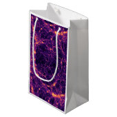 Kosmische Netz Kleine Geschenktüte (Vorderseite Schrägansicht)