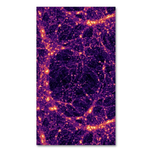 Kosmische Netz Magnetische Visitenkarte (Vorderseite Vertikal)