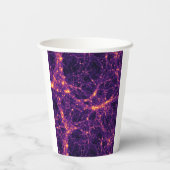 Kosmische Netz Pappbecher (Rückseite)
