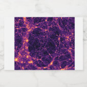 Kosmische Netz Schaumweinetikett (Einzelnes Label)