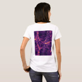 Kosmische Netz T-Shirt (Schwarz voll)
