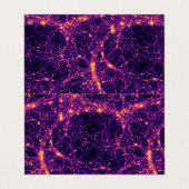 Kosmische Netz Visitenkarten (Außenseite Aufgefaltet)