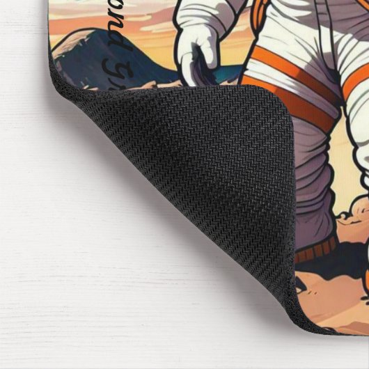 "Kosmische Neugier" Mousepad (Ecke)