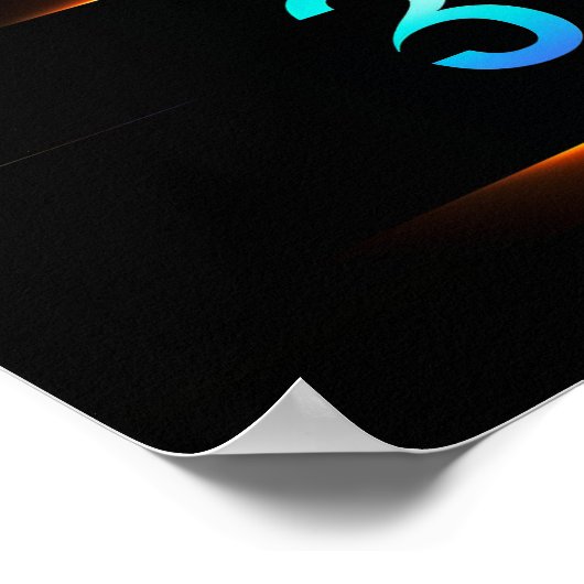 Kosmische Nr. 3 Poster (Ecke)