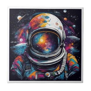 Kosmische Odyssee - Erleben Sie die Embrace des Un Fliese