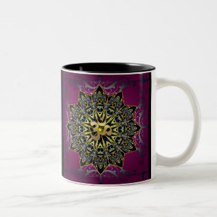 Kosmische OM Zweifarbige Tasse