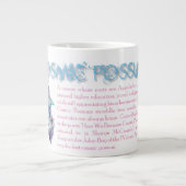 Kosmische Opossum-Tasse - Blau Jumbo-Tasse (Vorderseite)