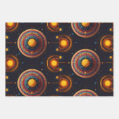 kosmische Orbit Geschenkpapier Set (Vorderseite 2)