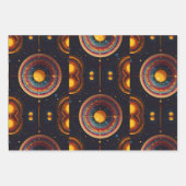 kosmische Orbit Geschenkpapier Set (Vorderseite)