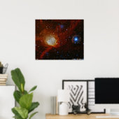 Kosmische Ornamente Poster (Heimbüro)