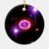 Kosmische Perlen Keramikornament (Vorne)