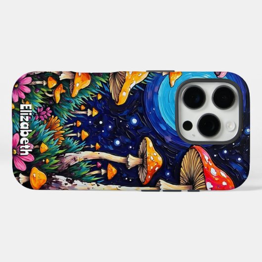 Kosmische Pilzblüte Case-Mate iPhone Hülle (Rückseite (Horizontal))