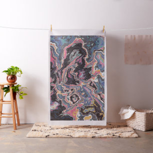 Kosmische Pink Marble Fusion Stoff