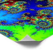 Kosmische Pizza Poster (Ecke)