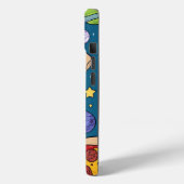 Kosmische Pizza Slice: Quirky Space Adventure Case-Mate iPhone Hülle (Rückseite / Links)