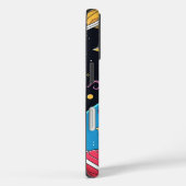 Kosmische Pizza Slice: Quirky Space Adventure Case-Mate iPhone Hülle (Rückseite / Rechts)