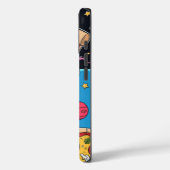 Kosmische Pizza Slice: Quirky Space Adventure Case-Mate iPhone Hülle (Rückseite / Links)