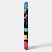 Kosmische Pizza Slice: Quirky Space Adventure Case-Mate iPhone Hülle (Rückseite / Links)