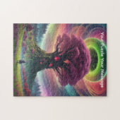 Kosmische Planeten und farbenfrohe Welten Puzzle (Horizontal)