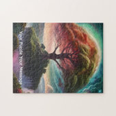 Kosmische Planeten und farbenfrohe Welten Puzzle (Horizontal)