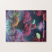 Kosmische Planeten und farbenfrohe Welten Puzzle (Horizontal)