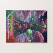 Kosmische Planeten und farbenfrohe Welten Puzzle (Horizontal)