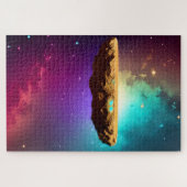 Kosmische Plateau Asteroid Hovering im Star Univer Puzzle (Horizontal)