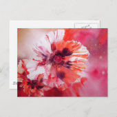 Kosmische Poppies Postkarte (Vorne/Hinten)