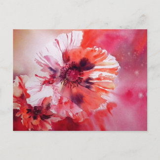 Kosmische Poppies Postkarte