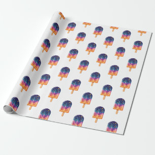 Kosmische Population Geschenkpapier