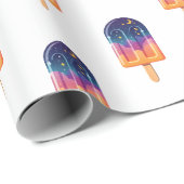 Kosmische Population Geschenkpapier (Rolleneckpunkt)