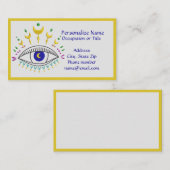 Kosmische Psychische Augen spirituelle metaphysisc Visitenkarte (Vorne/Hinten)