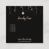 *~* Kosmische QR AP8 DANK IHNEN Gold Star Review Begleitkarte (Rückseite)