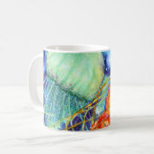 Kosmische Quallen Kaffeetasse (Vorderseite Links)