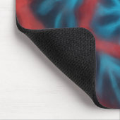 Kosmische radiale Burstdarstellung Metallwandkunst Mousepad (Ecke)