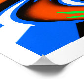 Kosmische Rassenkunst Poster (Ecke)