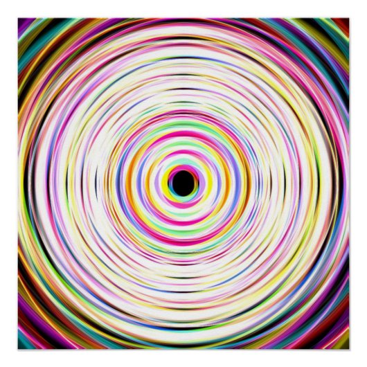 Kosmische Rays Perfektes Poster (Vorderseite)